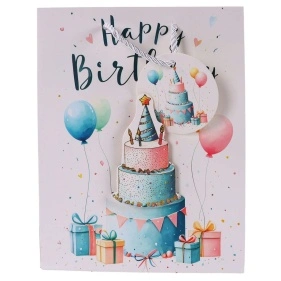 Пакет подарочный "Sweet birthday", Fun Party, 30*41,5*12 см (MO-447)