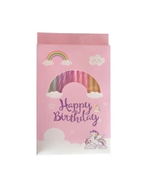 Набор свечей для торта "Нежность", 12 шт, 10 см 