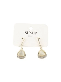 Серьги "Cat's eye", 3,5*1,8 см