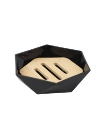 Мыльница "Modern black", 11.9*10.3*2.8 см (PZ009)