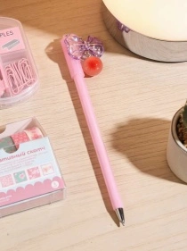 Ручка гелевая "Candy pink", цв. синий (PI0869)
