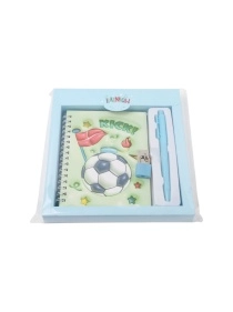 Набор подарочный "Приз чемпиона" (ручка+блокнот для записей), микс дизайнов