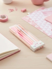 Набор гелевых ручек "Candy Pink", 6 шт., цв. черный (IRE25072801)