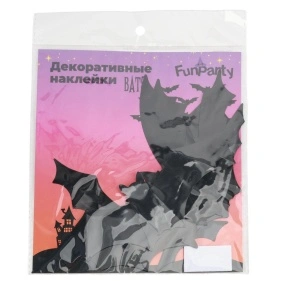 Наклейки декоративные "Bats", Fun Party, 12 шт (PD1270)