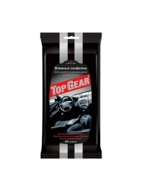 Салфетки влажные "Top Gear" для салона, 30 шт.