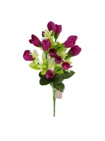 Букет цветов искусственных, 15 цветков, 33 см (DY-672)