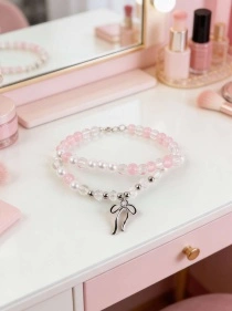 Браслет "Candy Pink", 16 см