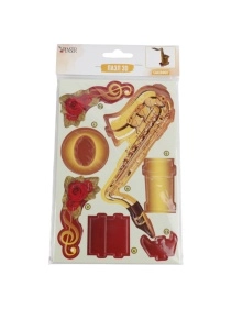 Пазл 3D "Саксофон", бумага