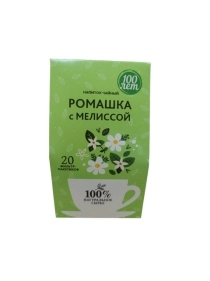 Фиточай   ромашка с мелисссой" 20пак
