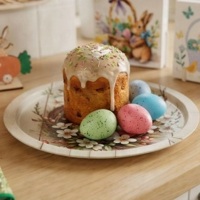 Поднос "Светлая пасха" Артикул PD145, Ø282х16