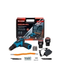 Дрель-шуруповерт аккумуляторная с набором аксессуаров