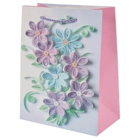 Пакет подарочный "Bouquet", 18*23*8 см (VA-1099)