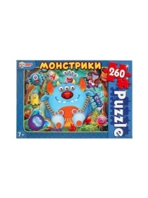 Пазлы "Умные игры" Монстрики 260 деталей
