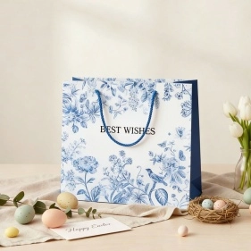 Пакет подарочный "Best wishes", 30*41,5*12 см (GB1122)