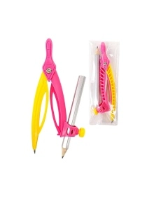 ТМ "Profit" Циркуль пластиковый эргономичный (Ц-5781) с карандашом, 120 мм, ПВХ-чехол, кратно 24