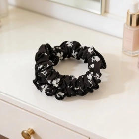 Набор резинок для волос "Черно-белые", 2 шт, 6 см (PI0804)