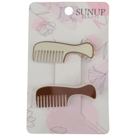 Набор заколок для волос "Mix of combs", 2 шт., 6,5 см  (KRE25910153)