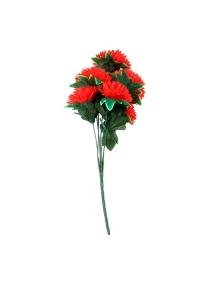 Букет цветов искусственых "Хризантемы", 7 бутонов 