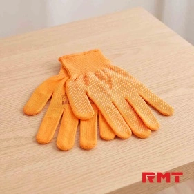 Перчатки из полиэстра с ПВХ точкой,"RMT" р-р 8.5