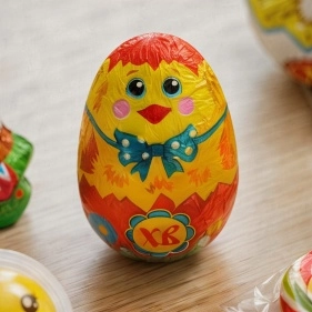 Яйцо "Цыпленок" Изд. фигур.из конд. глазури,  20г 