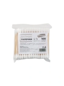 Ватные палочки ЧИСТЮЛИНО 100 штук (PD896)