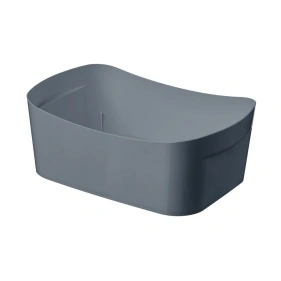Корзинка универсальная "Poplar" 2,7л, 240х165х90мм (серый)