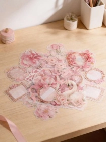 Набор наклеек декоративных "Candy pink", 50 шт. (PD1122)