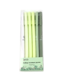 Набор гелевых ручек "Кактус", 6 шт, цв. синий (PD0935)