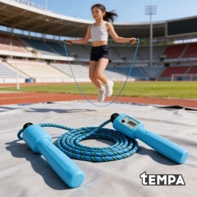 Скакалка спортивная со счетчиком, 2,8 м, микс цветов