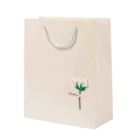 Пакет подарочный "With flowers", 32*26*12 см