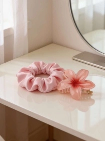 Набор для волос "Candy Pink", крабик + резинка (PK1356)