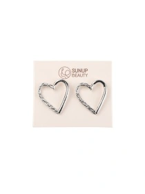 Серьги "Hearts", 2,7*2,5 см (PZ118)