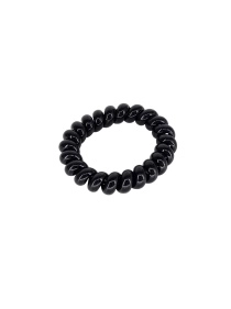 Резинки для волос силиконовые 4шт. "Кокетка - Тоскана", цвет черный