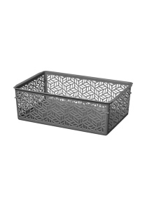 Корзинка универсальная "Linden" 4,3л, 290х190х95мм (серый)