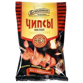 Чипсы мясные с/в из свинины кат. А, 30 г