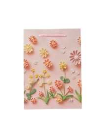 Пакет подарочный" Spring flowers", 17,5*24*8 см (VA-742)