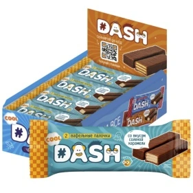 Вафли "Sla Sti" "DASH" со вк. сол. карамели, 35г