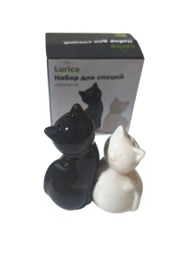 Набор для специй "Котики", 2 шт, 9*4 см