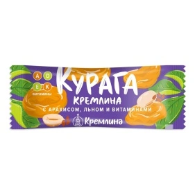 Батончик "Курага Кремлина с арахисом, льном и витаминами", 30г