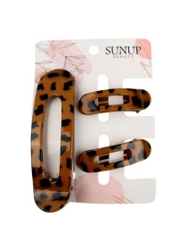 Набор заколок для волос "С пятнышками", 3 шт, 11*3,2/6*1,6 см (PX0752)