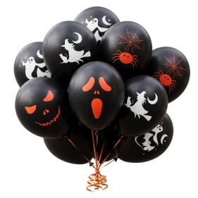 Набор шаров "Halloween-2", 10 шт., 12" 