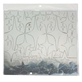 Наклейки интерьерные "Stars, moon, sky", 50 шт, ТМ Sunup, 30*30 см, микс дизайнов (PR009-1)