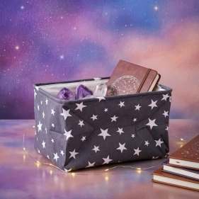 Корзинка для хранения ТМ Чистюлино "Stars, moon, sky", 38*26*22 см (D26011515)