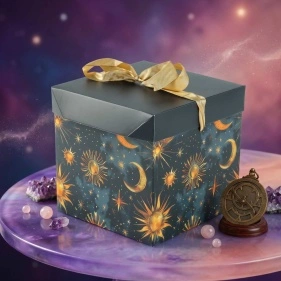 Коробка подарочная "Stars, Moon, Sky", ТМ Fun Party, 15*15*15 см (XNYS-201)