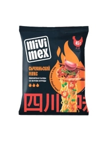 Лапша  "Мивимекс" "Сычуаньский микс" со вкусом курицы 45г