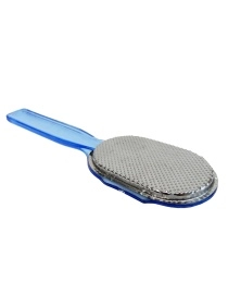 Тёрка для ног металл овал., 16,5*5,0(±0,5)см, МИКС   