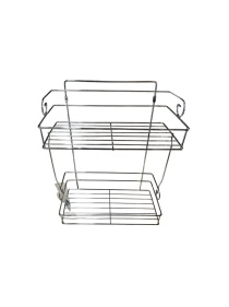 Полка настенная двойная, 31,2*26,5*12,4 см 