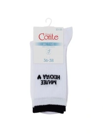 Носки женские CONTE ELEGANT ACTIVE, р.25-27, 621 белый