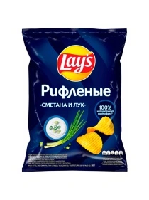 Чипсы Лейз Сметана Лук 140г