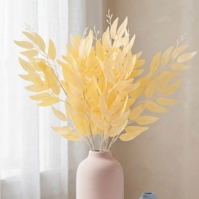 Цветок искусственный "Листья", 5 веток  (PX0637)